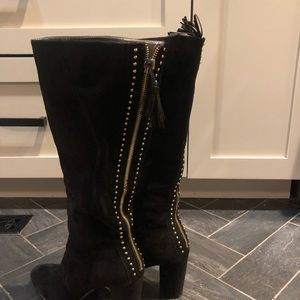 Anne Klein black deuce boots
